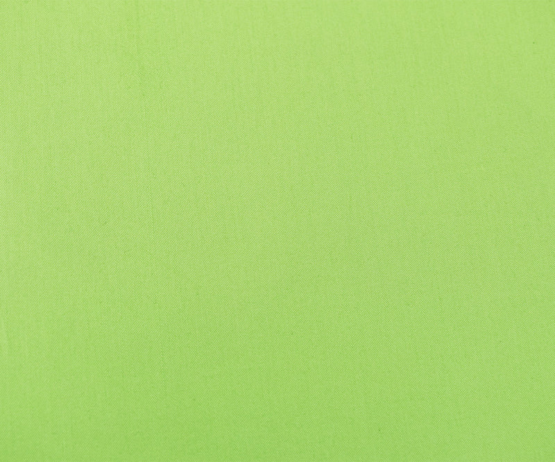 Apple Green Cotton Solid Twill Woven Shirting Fabric