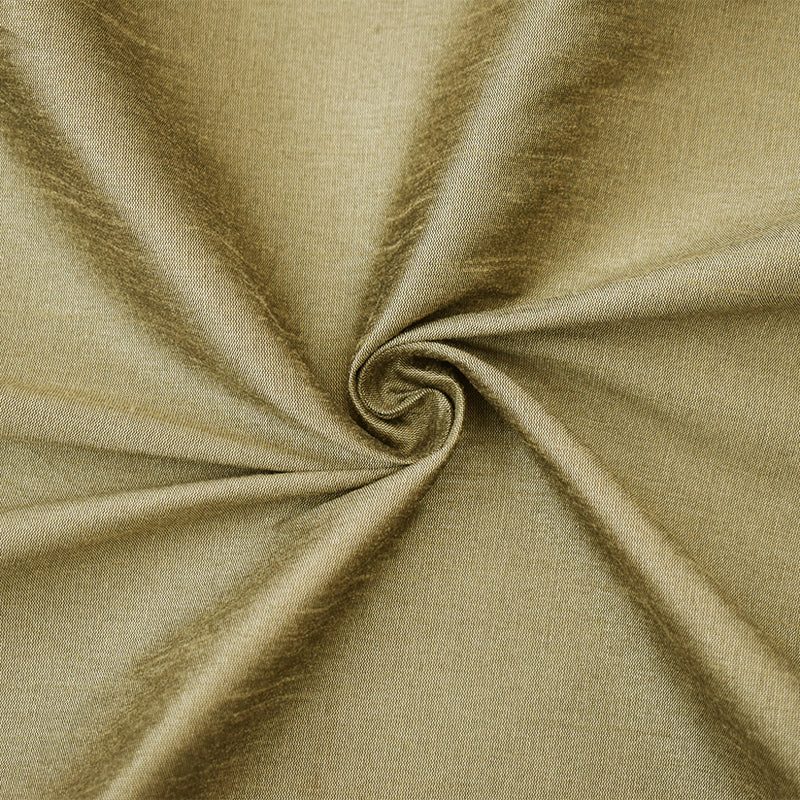 Bronze-Beige Polyester Iridescent Shantung Taffeta Woven Fabric