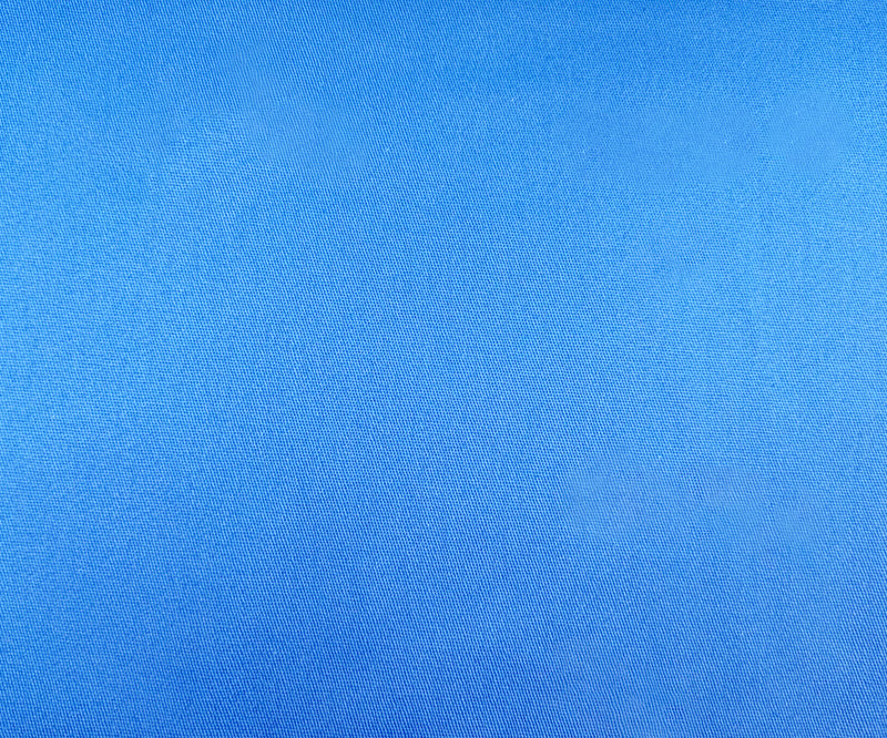Blue Cotton Solid Stretch Spandex Chino Twill Woven Fabric