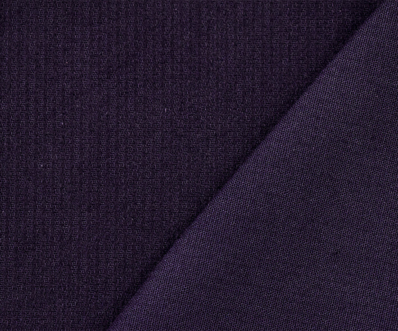 Deep Purple Cotton Stripe Stretch Spandex Woven Fabric