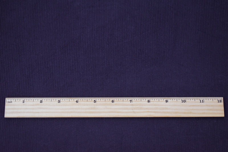 Deep Purple Cotton Stripe Stretch Spandex Woven Fabric