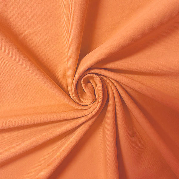 Coral Pink Solid ITY Jersey Knit Fabric