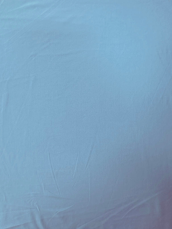Ocean Blue Solid ITY Jersey Knit Fabric