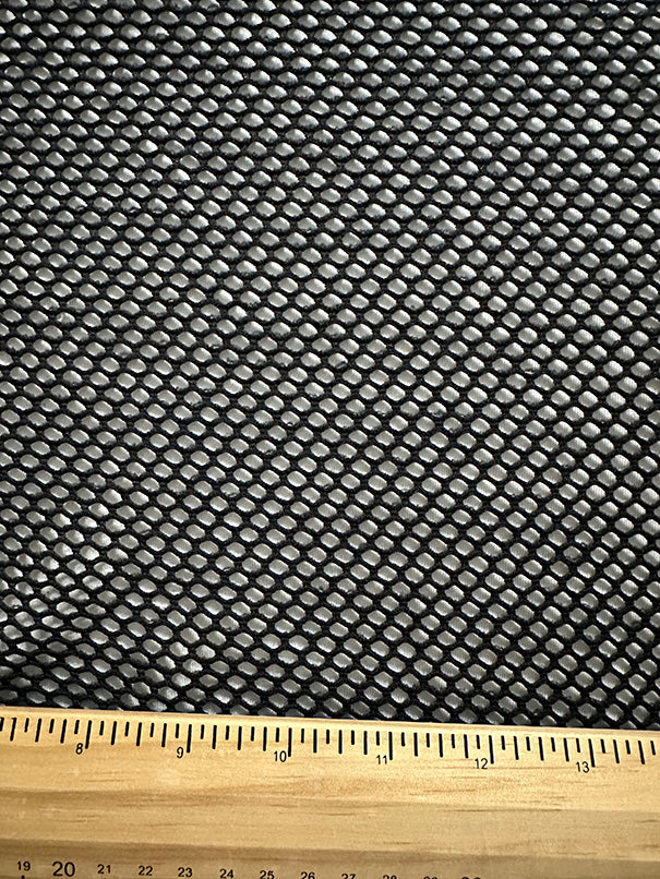 Black Mesh Knit Fabric