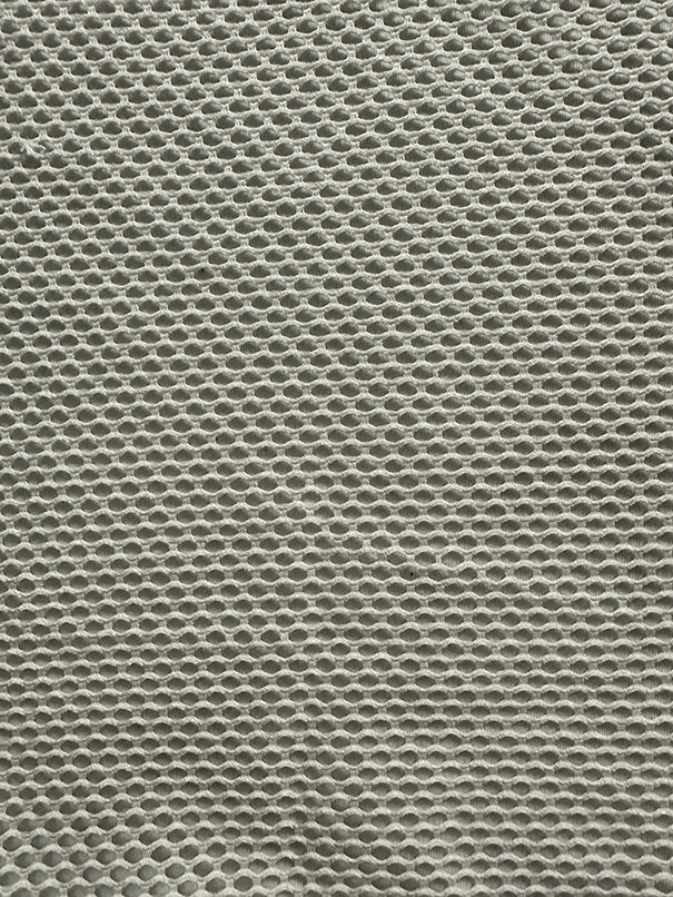 White Mesh Knit Fabric