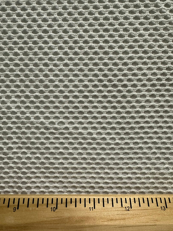 White Mesh Knit Fabric