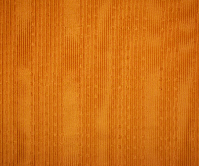 1 1/4 YD PC-Orange Nylon Stretch Spandex Multi Rib Knit Fabric