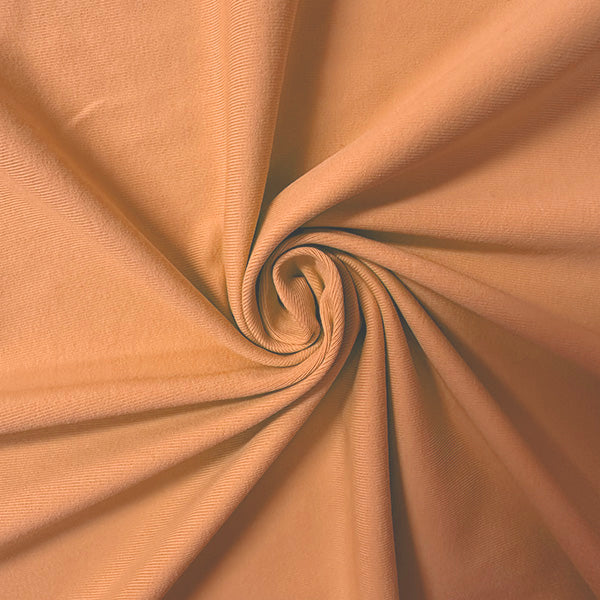 Canteloupe Solid ITY Jersey Knit Fabric