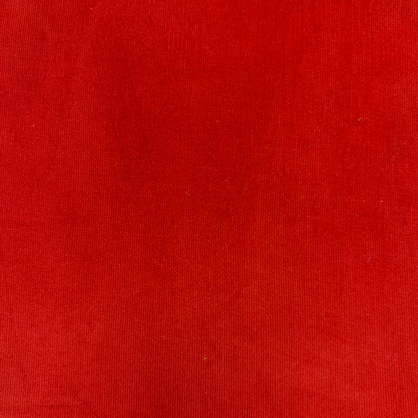 3 YD PC-Red 19 Wale Stretch Corduroy Fabric