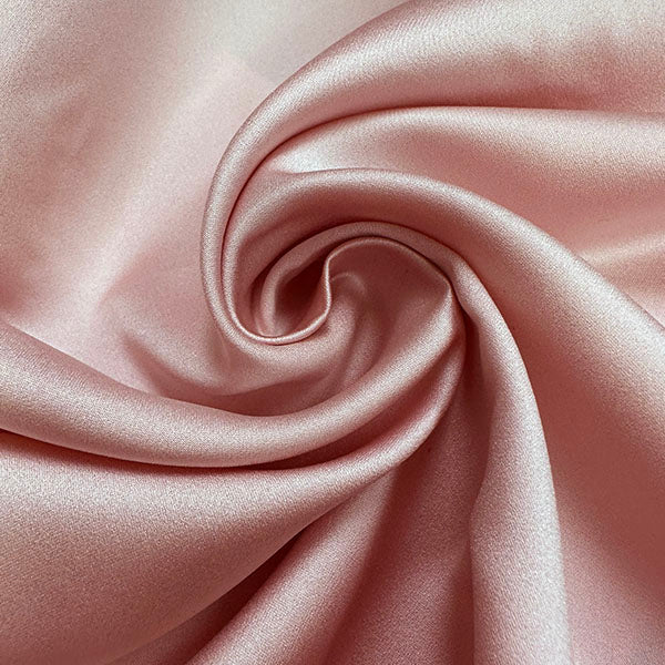 Blush Pink Marquis Satin Fabric
