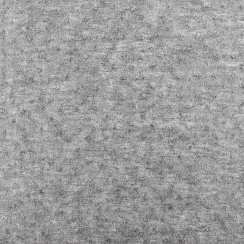 Basic Gray Clip Dot Jersey Knit Fabric