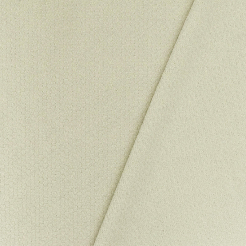 Ceramic Beige 3D Mini Tile Cloque Stretch Double Knit Fabric