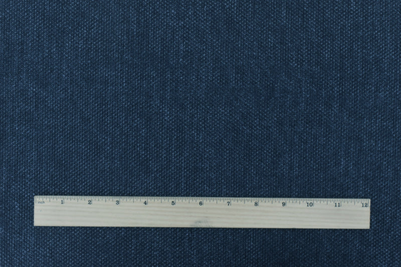 Vintage Navy Blue Texture Printed Stretch Poly Athletic Mesh Knit Fabric