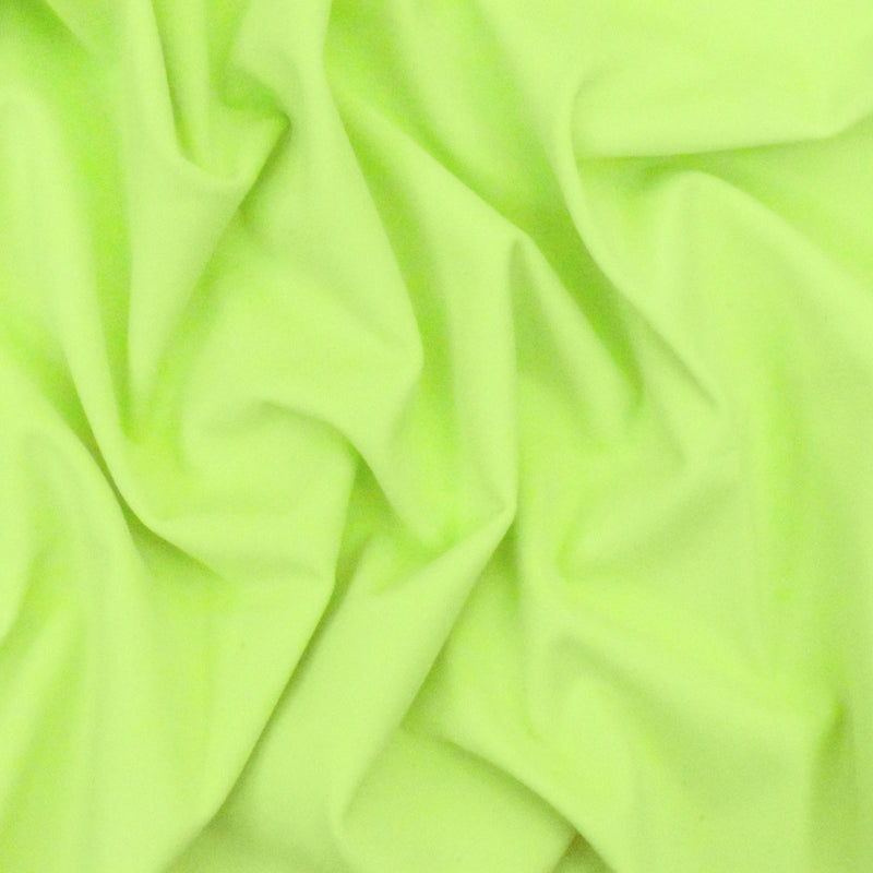 Lime Green Famous Maker Solid Stretch Tricot Swimwear Fabric