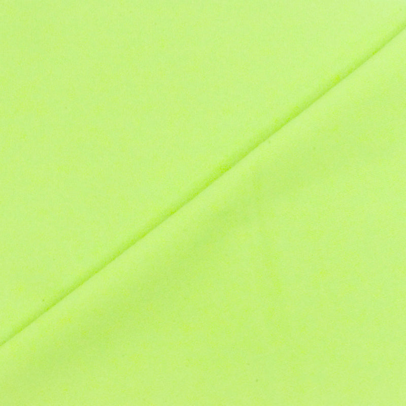Lime Green Famous Maker Solid Stretch Tricot Swimwear Fabric
