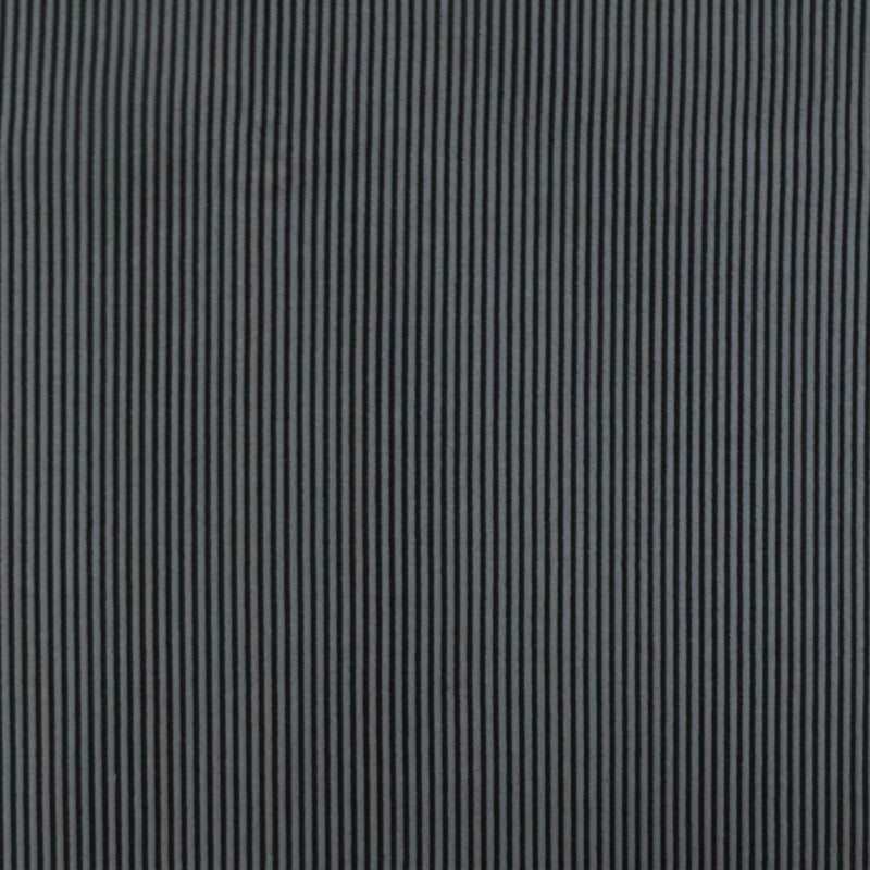 Gray-Black Famous Maker Stripe Jacquard Stretch Double Knit yoga Fabric
