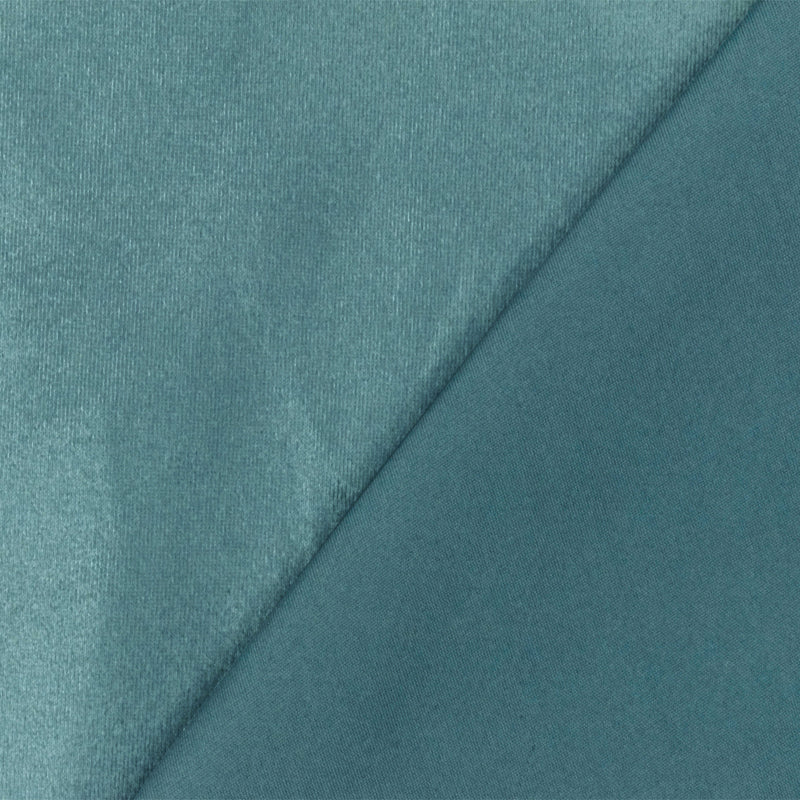 Vintage Teal Famous Maker Stretch Satin Tricot Swimwear Fabric