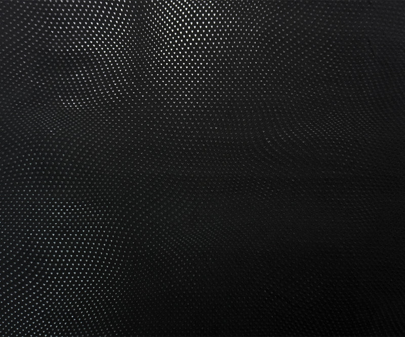 Black Famous Maker Poly Mini Triangle Double Knit Yoga Fabric