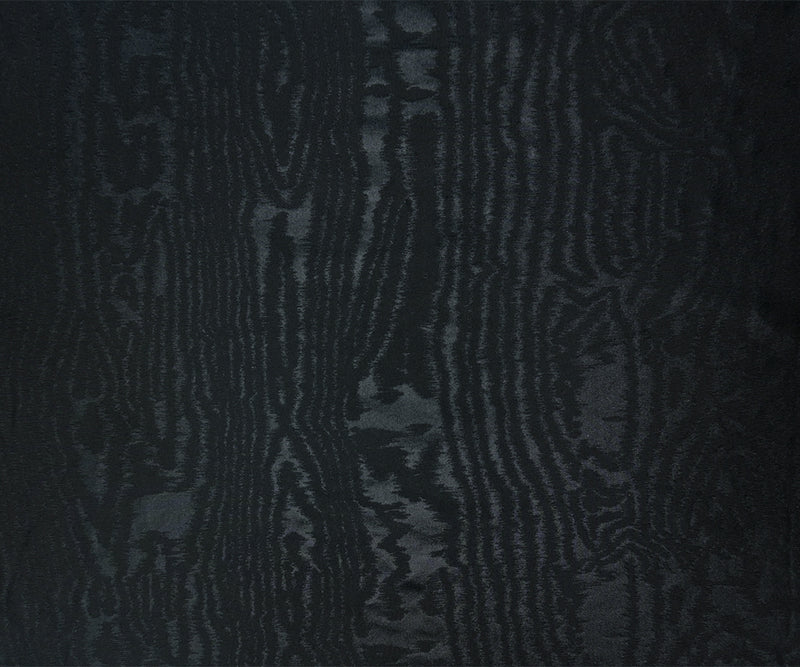 Black Famous Maker Nylon Wood Grain Tricot Knit Fabric