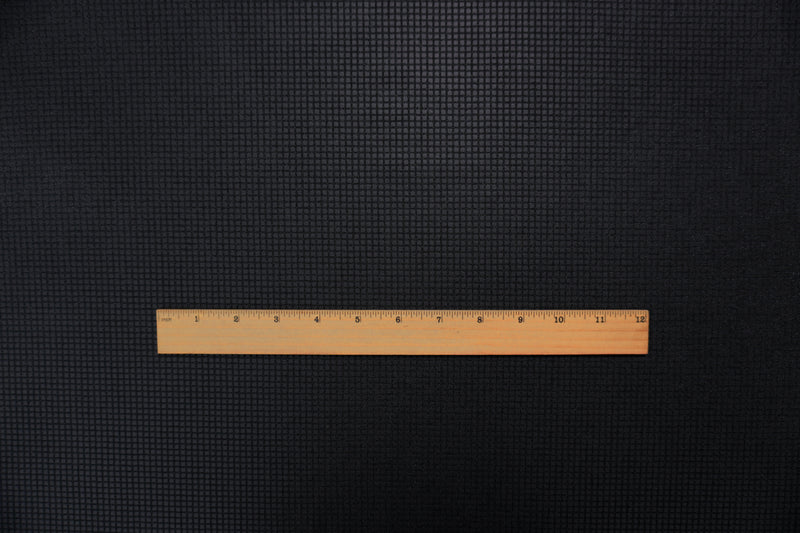 Black Famous Maker Poly Semi-Sheer Square Jersey Knit Fabric