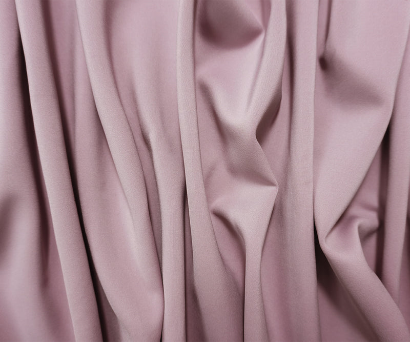 Mauve Purple Famous Maker Nylon Solid Tricot Knit Yoga Fabric