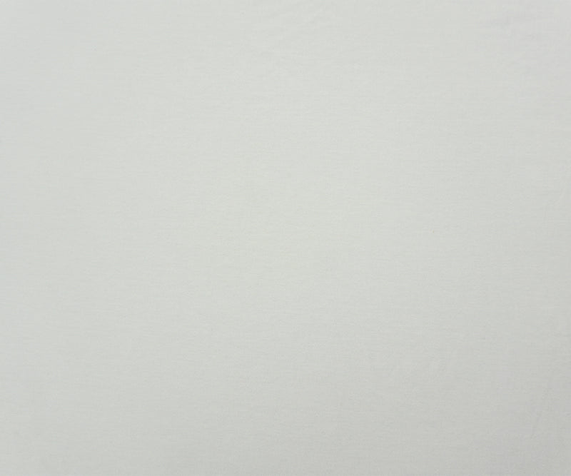 White Famous Maker Rayon Spandex Solid Slub Jersey Knit Fabric