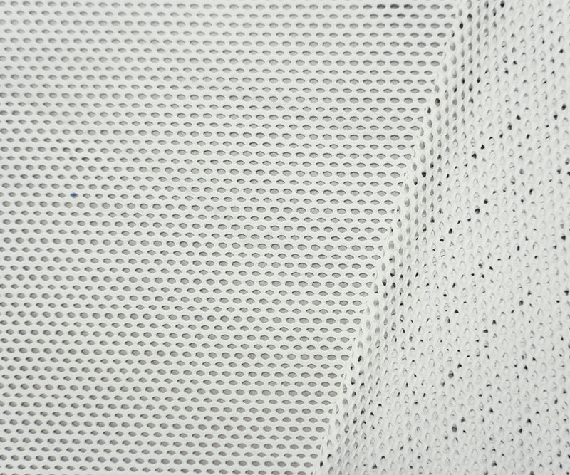 White Famous Maker Nylon Spandex Net Yoga Knit Fabric