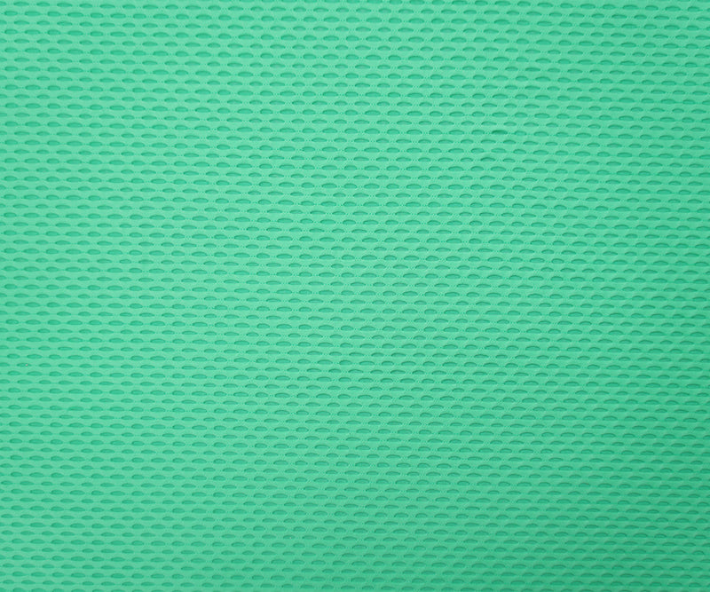 Mint Green Famous Maker Nylon Spandex Mesh 3D Knit Yoga Fabric