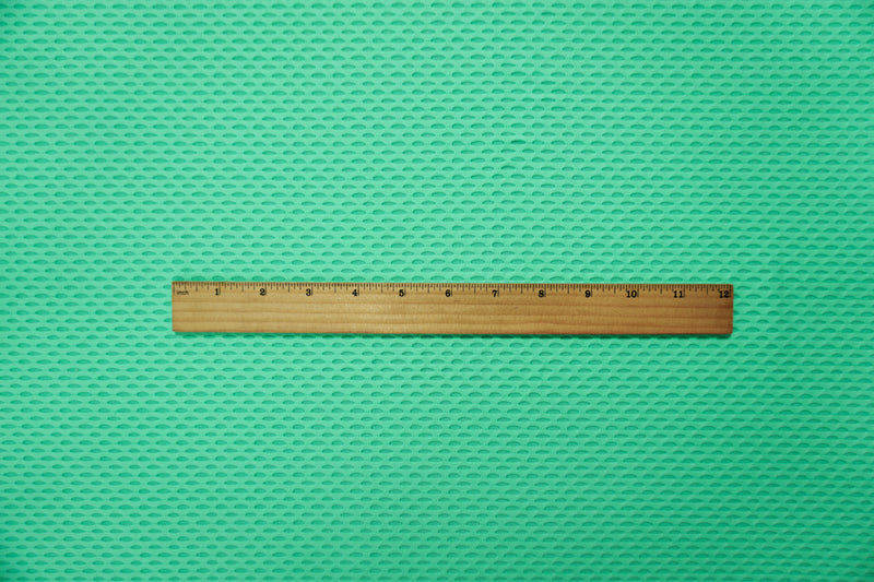 Mint Green Famous Maker Nylon Spandex Mesh 3D Knit Yoga Fabric