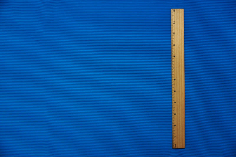 Blue Famous Maker Nylon 3D Stripe Texture Yoga Knit Fabric