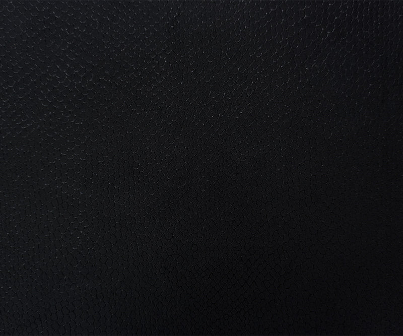 Black Famous Maker Nylon Reptile Scale Interlock Yoga Knit Fabric