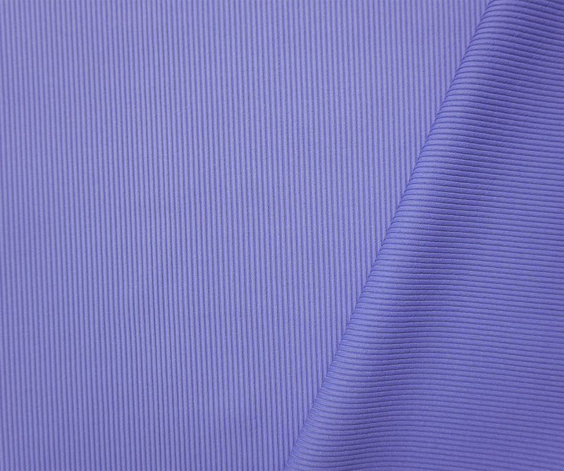 Periwinkle Famous Maker Nylon Spandex Solid Rib Knit Yoga Fabric