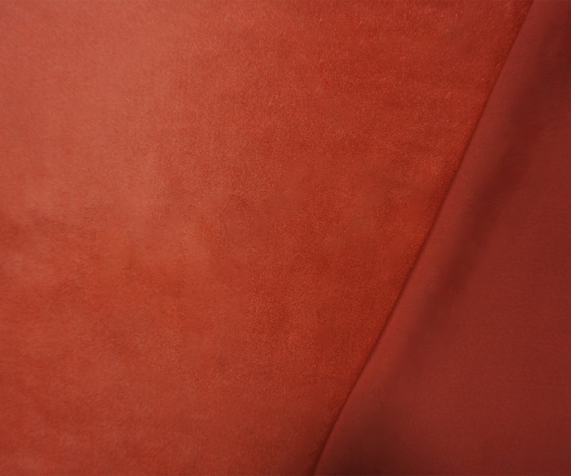 Red Famous Maker Nylon Solid Satin Tricot Knit Yoga Fabric