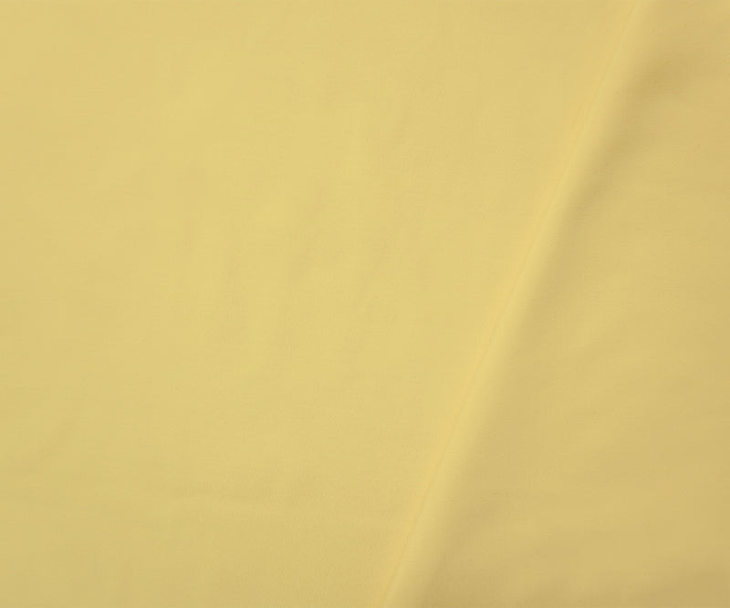 Pastel Yellow Famous Maker Nylon Solid Tricot Knit Yoga Fabric