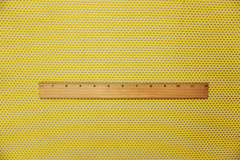 Yellow Famous Maker Nylon Spandex Net Yoga Knit Fabric