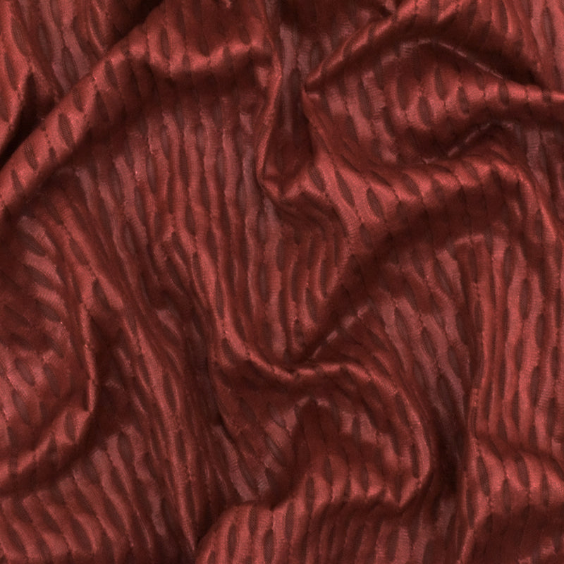 Spiced Orange Famous Maker Stretch 3D Mesh Yoga Activewear Fabric