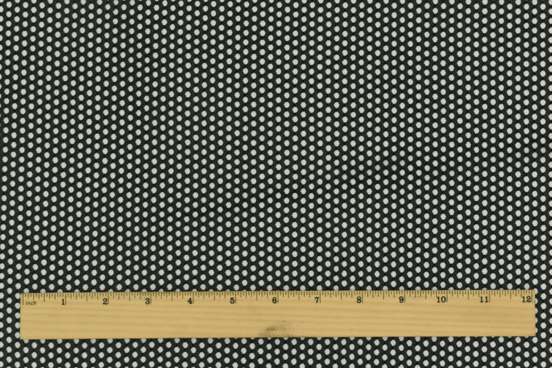 Dark Lush Black Famous Maker Mesh Stretch Yoga Activewear Knit Fabric