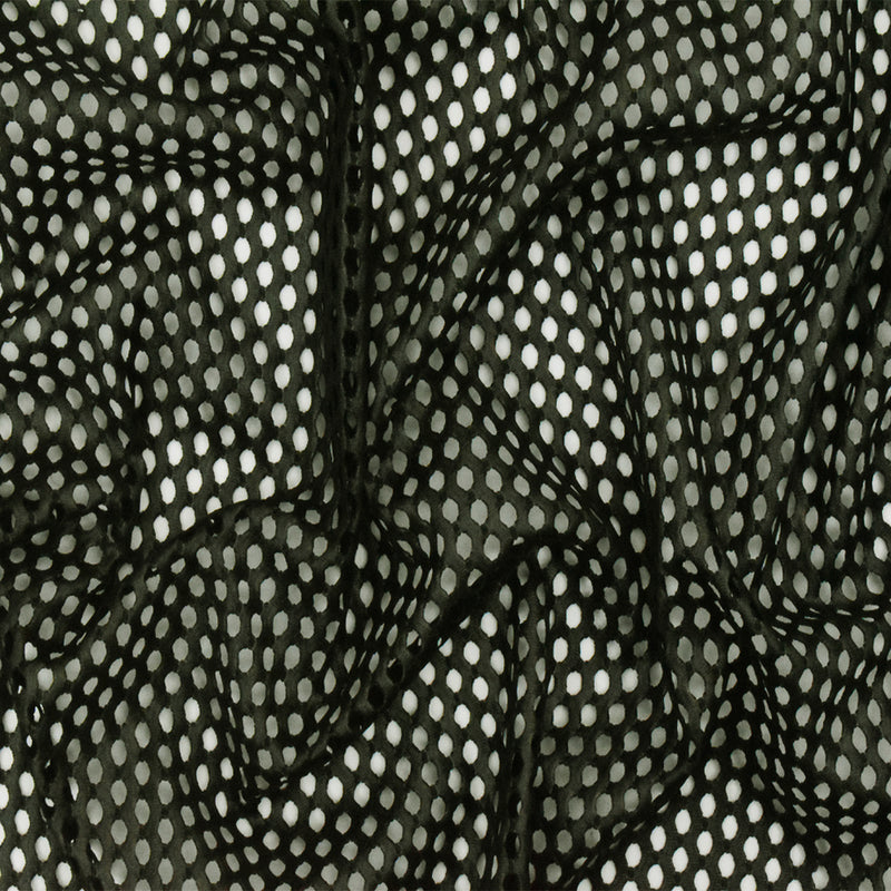 Dark Lush Black Famous Maker Mesh Stretch Yoga Activewear Knit Fabric