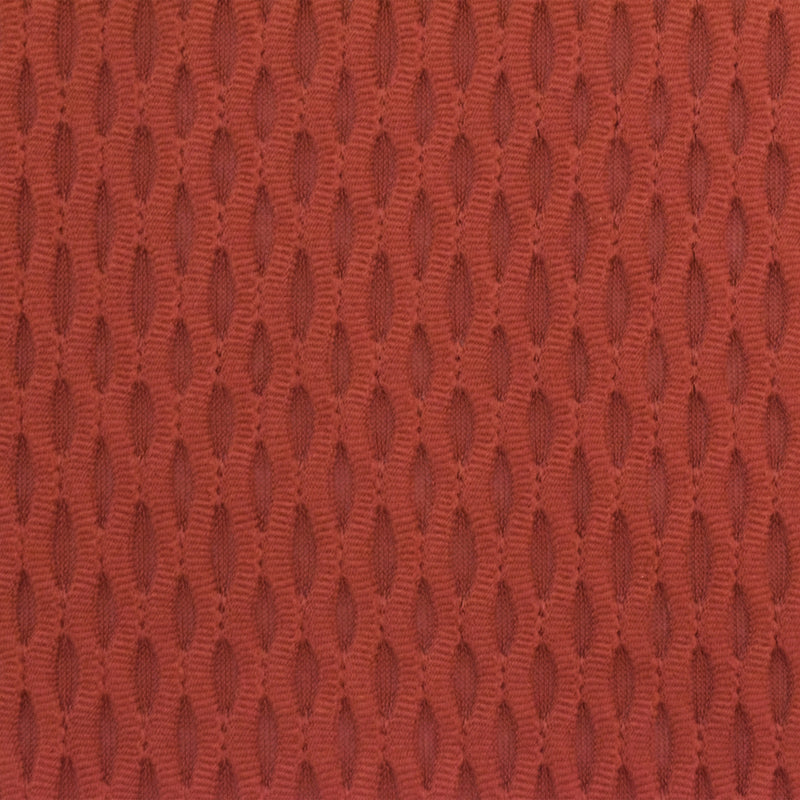 Rustic Orange Famous Maker Stretch 3D Mesh Yoga Activewear Fabric