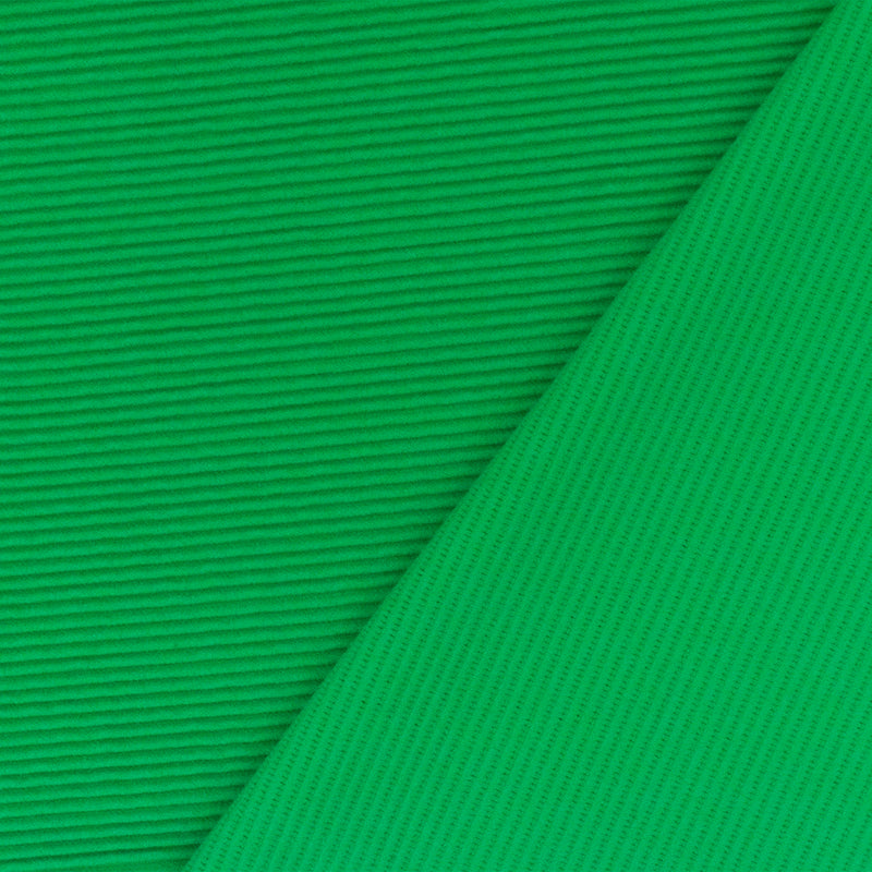 Green Famous Maker 3D Stripe Texture Stretch Spandex Activewear Knit Fabric