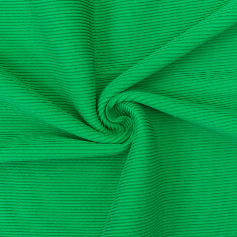 Green Famous Maker 3D Stripe Texture Stretch Spandex Activewear Knit Fabric