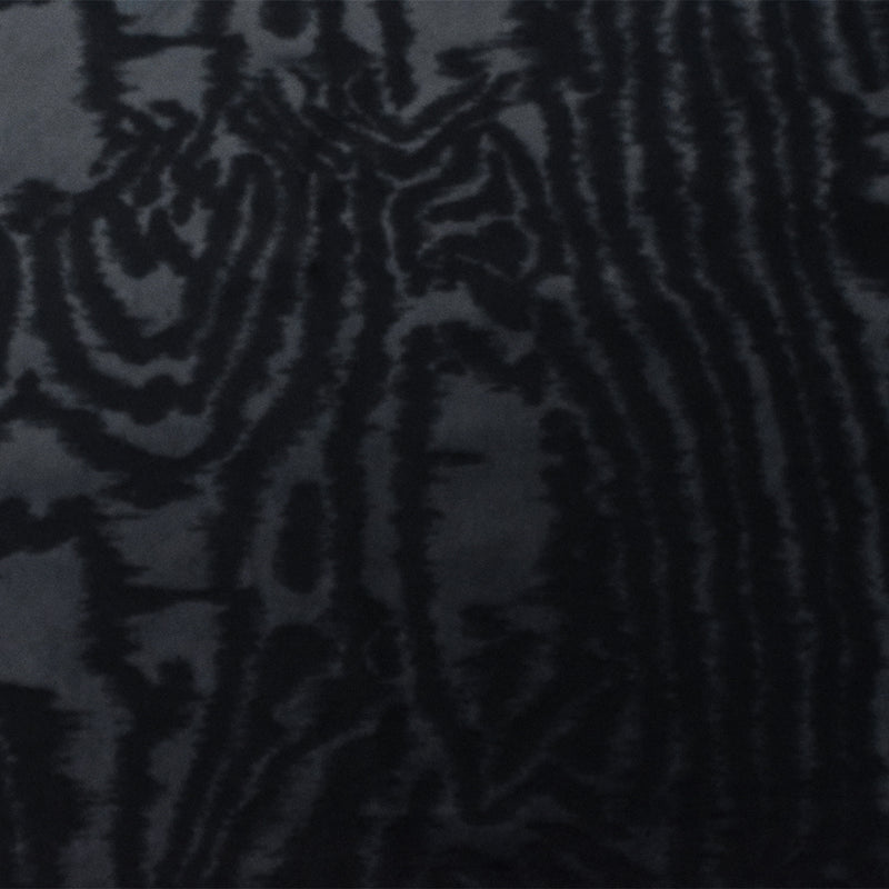 Black Famous Maker Wood Grain Nylon Stretch Tricot Swimwear Knit Fabric
