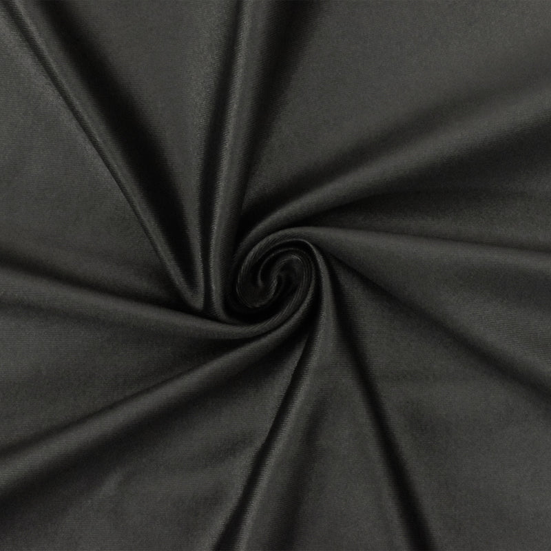 Gray Famous Maker Satin Nylon-Poly Stretch Tricot Swimwear Knit Fabric