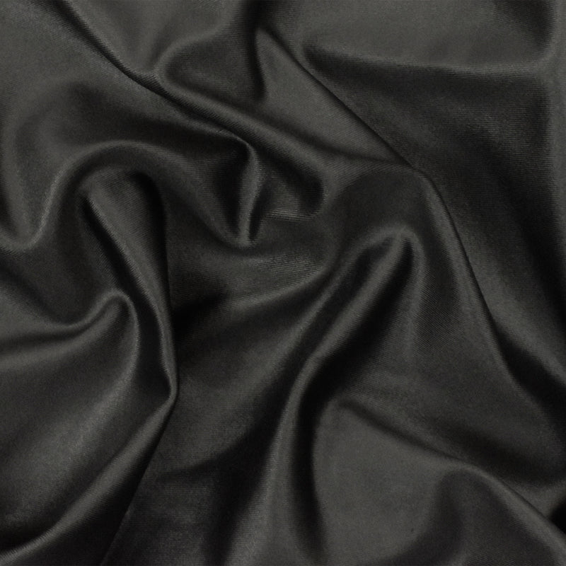 Gray Famous Maker Satin Nylon-Poly Stretch Tricot Swimwear Knit Fabric