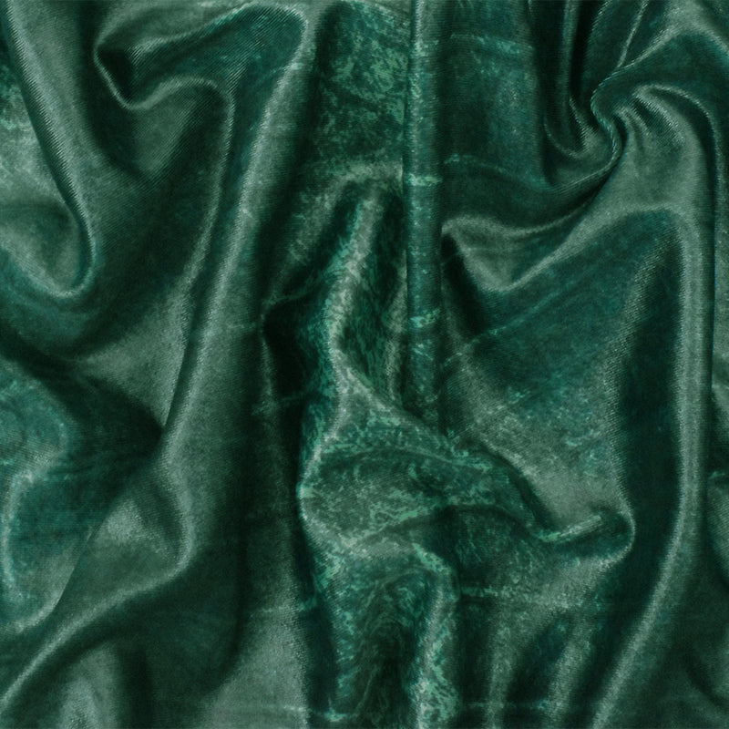 Green-Multi Famous Maker Reptile Printed Satin Tricot Knit Fabric