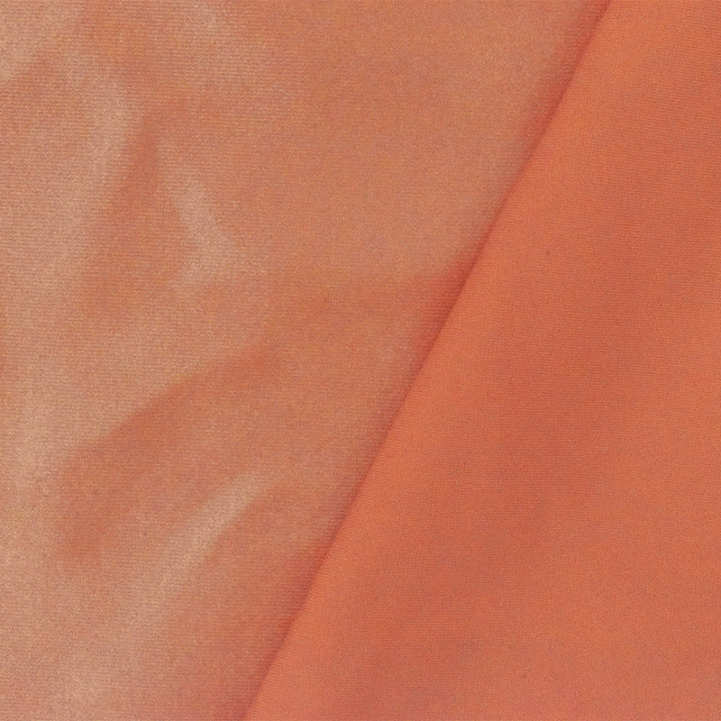 Orange Famous Maker Nylon Spandex Satin Tricot Swimwear Knit Fabric