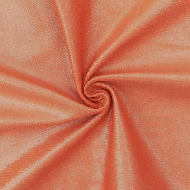 Orange Famous Maker Nylon Spandex Satin Tricot Swimwear Knit Fabric