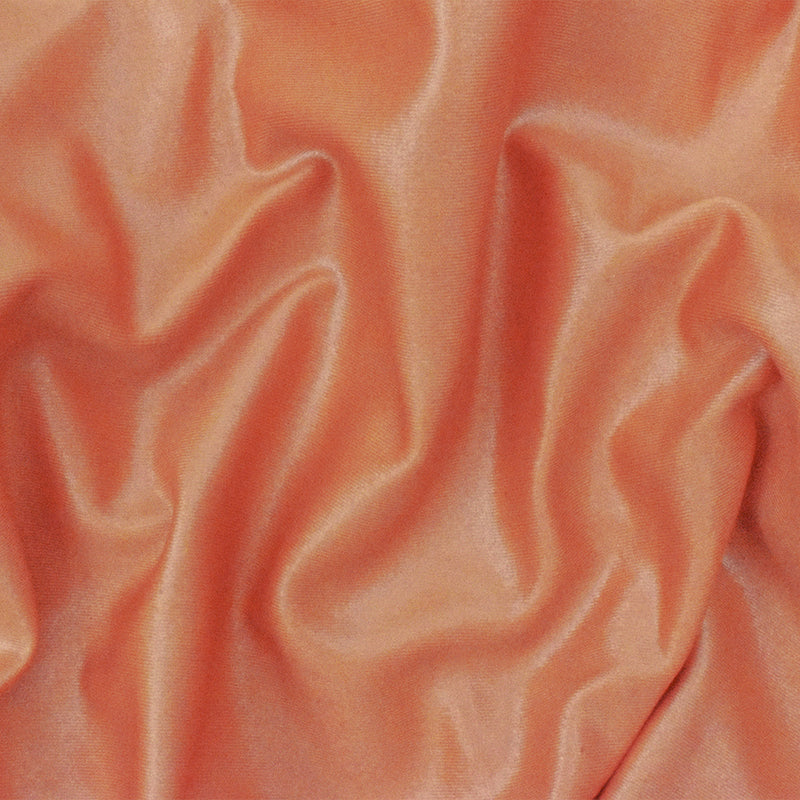Orange Famous Maker Nylon Spandex Satin Tricot Swimwear Knit Fabric
