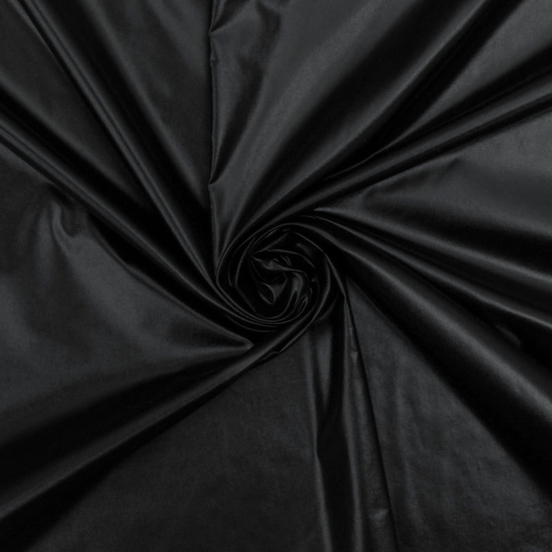 Umbrella Black Solid Nylon Rainwear Woven Fabric