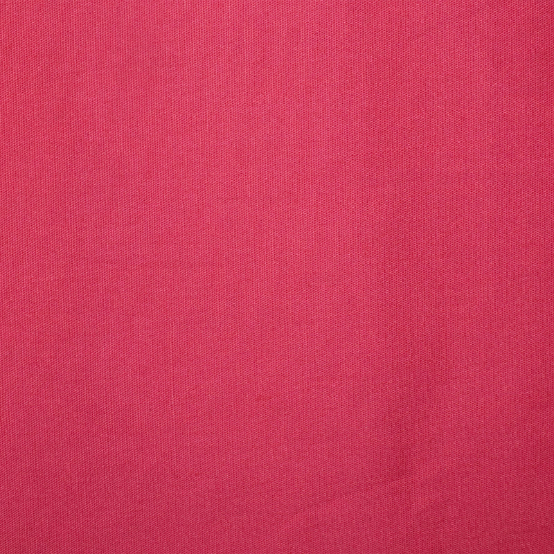 Hot Pink Poplin Stretch Woven Fabric